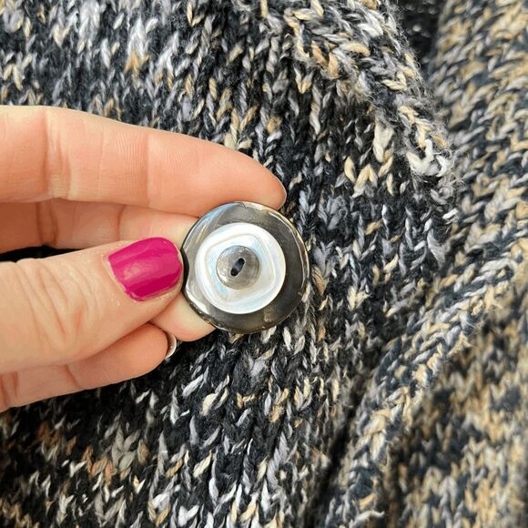 Amy Brill Lagenlook Patchwork Knit Cardigan Jacket – Handcrafted USA, One Size - Picture 4 of 10